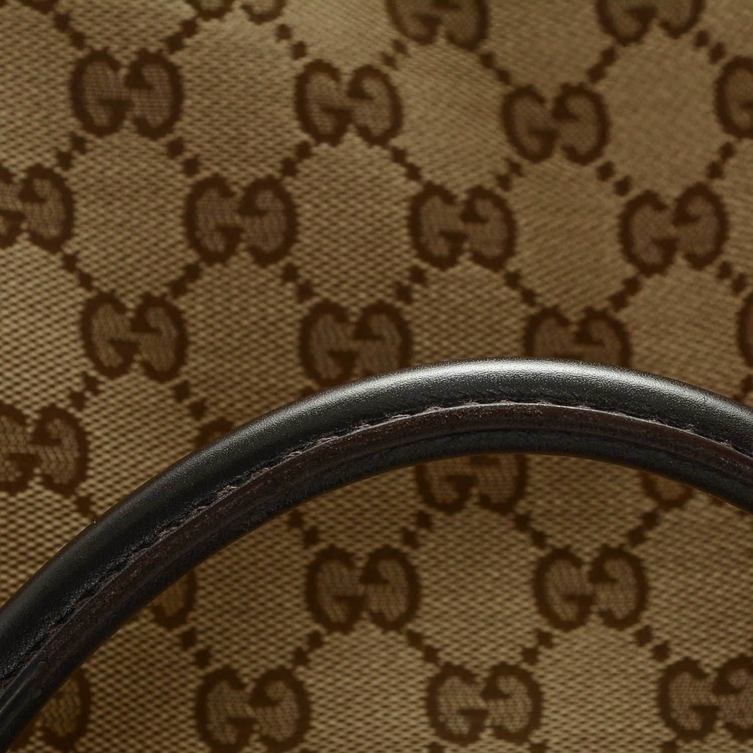 Gucci Monogram Large Sukey Tote Dark Brown 9 of 13