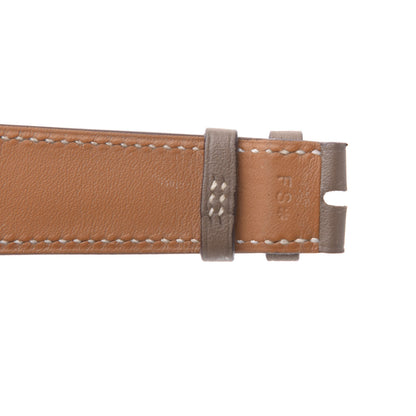 Hermes Swift 33mm Cape Cod Watch Strap Etoupe 3 of 4