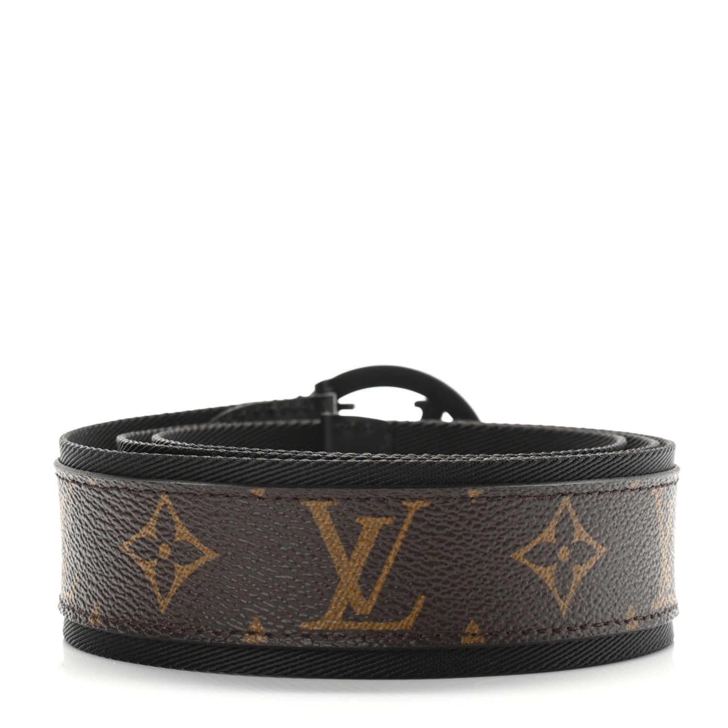 Louis Vuitton Monogram Canvas 40mm LV Circle Belt 90 36 Black 2 of 5