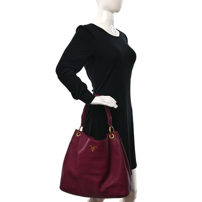 Prada Vitello Daino Hobo Ametista 2 of 10