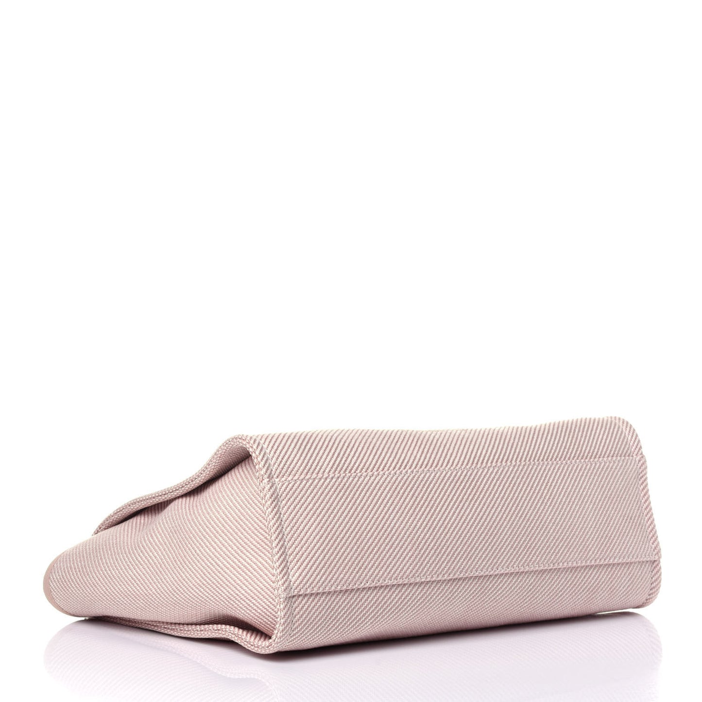 Mixed Fibers Calfskin Small Deauville Tote Beige