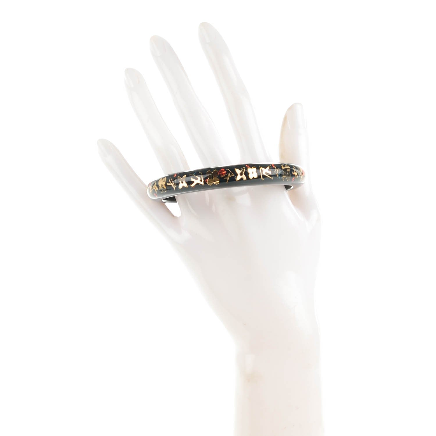 Louis Vuitton Resin Swarovski Medium Inclusion Bracelet PM Navy 2 of 3