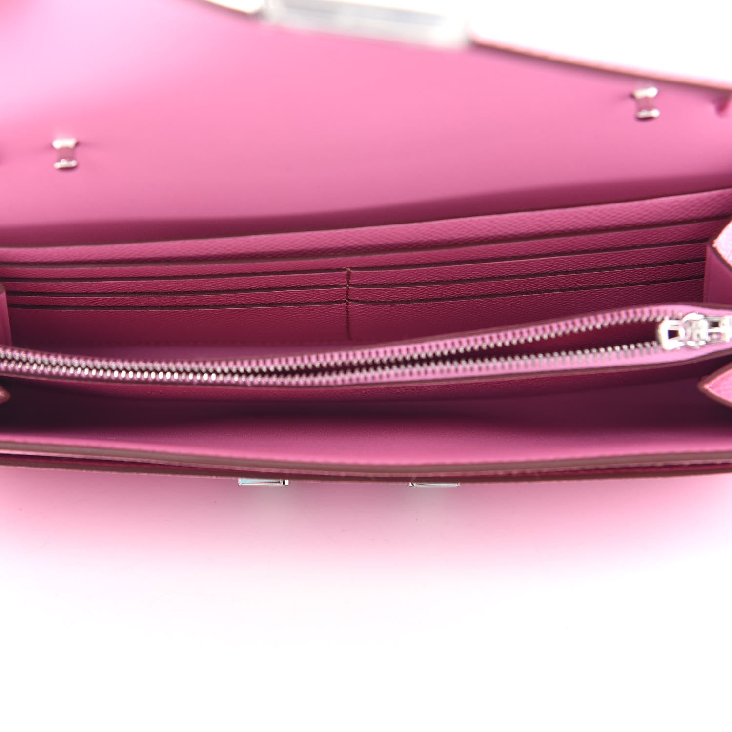Hermes Epsom Constance Wallet To Go 5P Pink 5 of 9