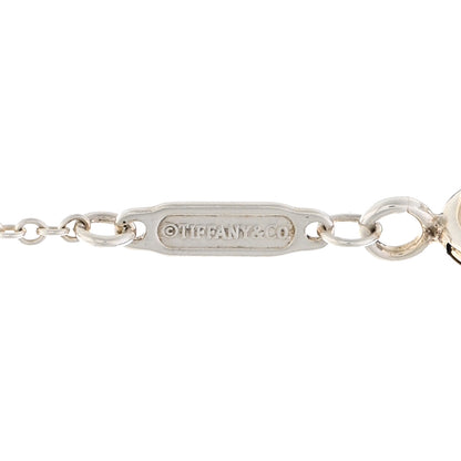 Tiffany Sterling Silver Large T Smile Pendant Necklace 4 of 4