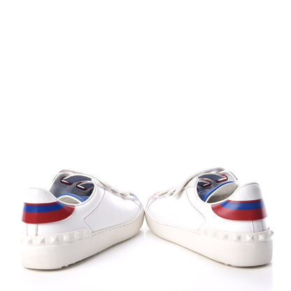 Valentino Garavani Calfskin Super Spiderman Velcro Sneakers 39.5 White 6 of 12