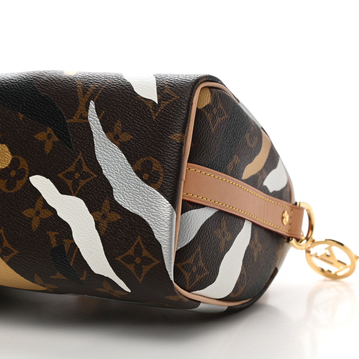 X LOL Monogram Speedy BB Gold Silver