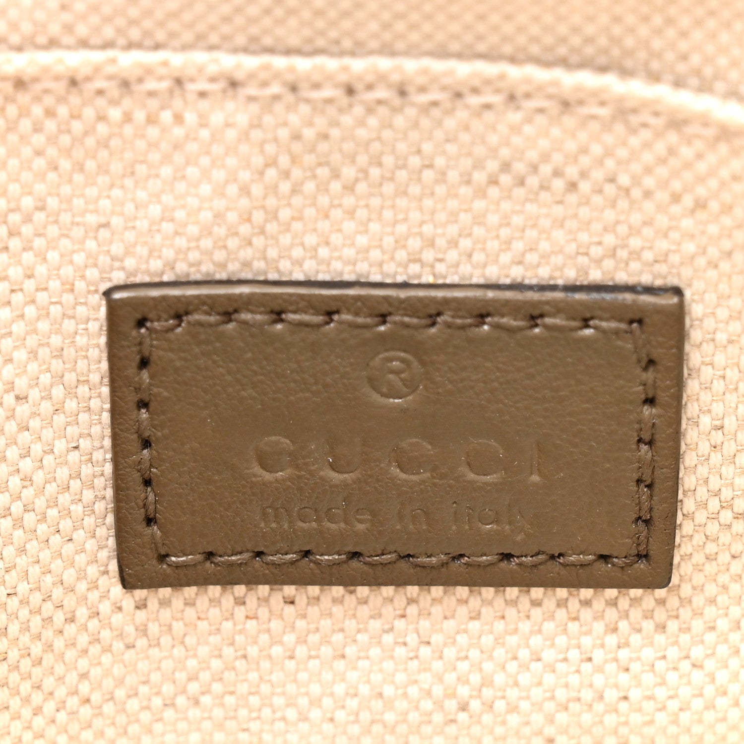 Gucci Sakai Be Green Calfskin Diagonal Stitched Small Blondie Shoulder Bag Craclet Brown 6 of 10