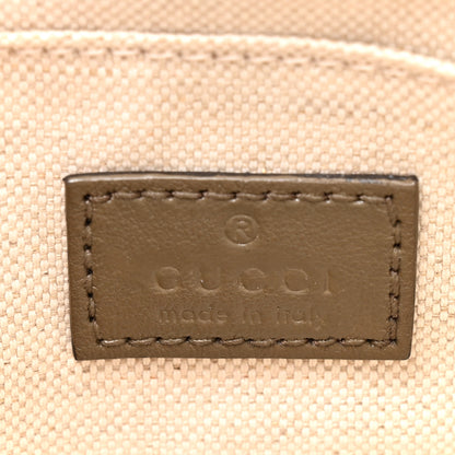 Gucci Sakai Be Green Calfskin Diagonal Stitched Small Blondie Shoulder Bag Craclet Brown 6 of 10