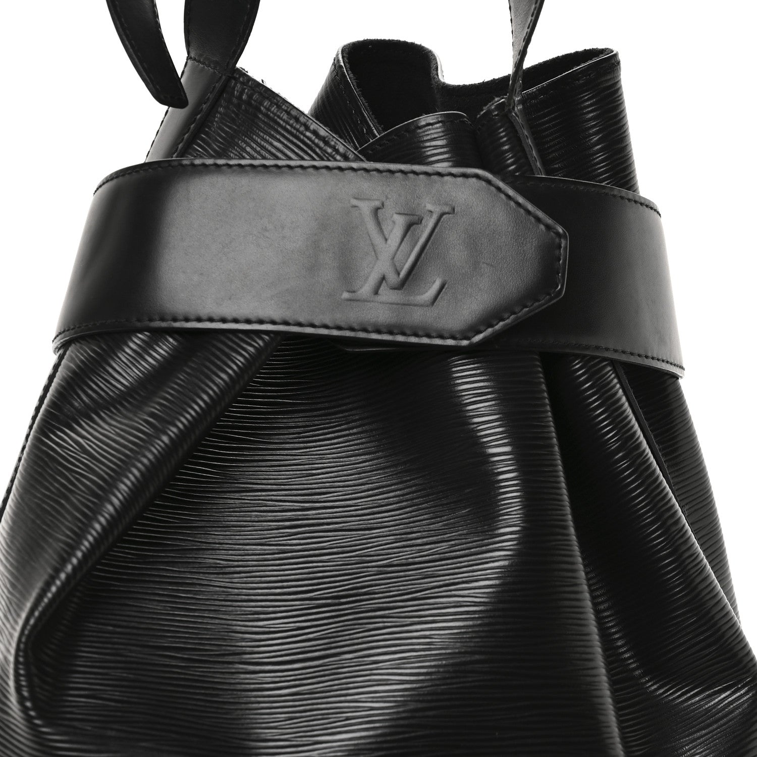 Louis Vuitton Epi Sac D'Epaule GM Black 7 of 10