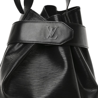 Louis Vuitton Epi Sac D'Epaule GM Black 7 of 10