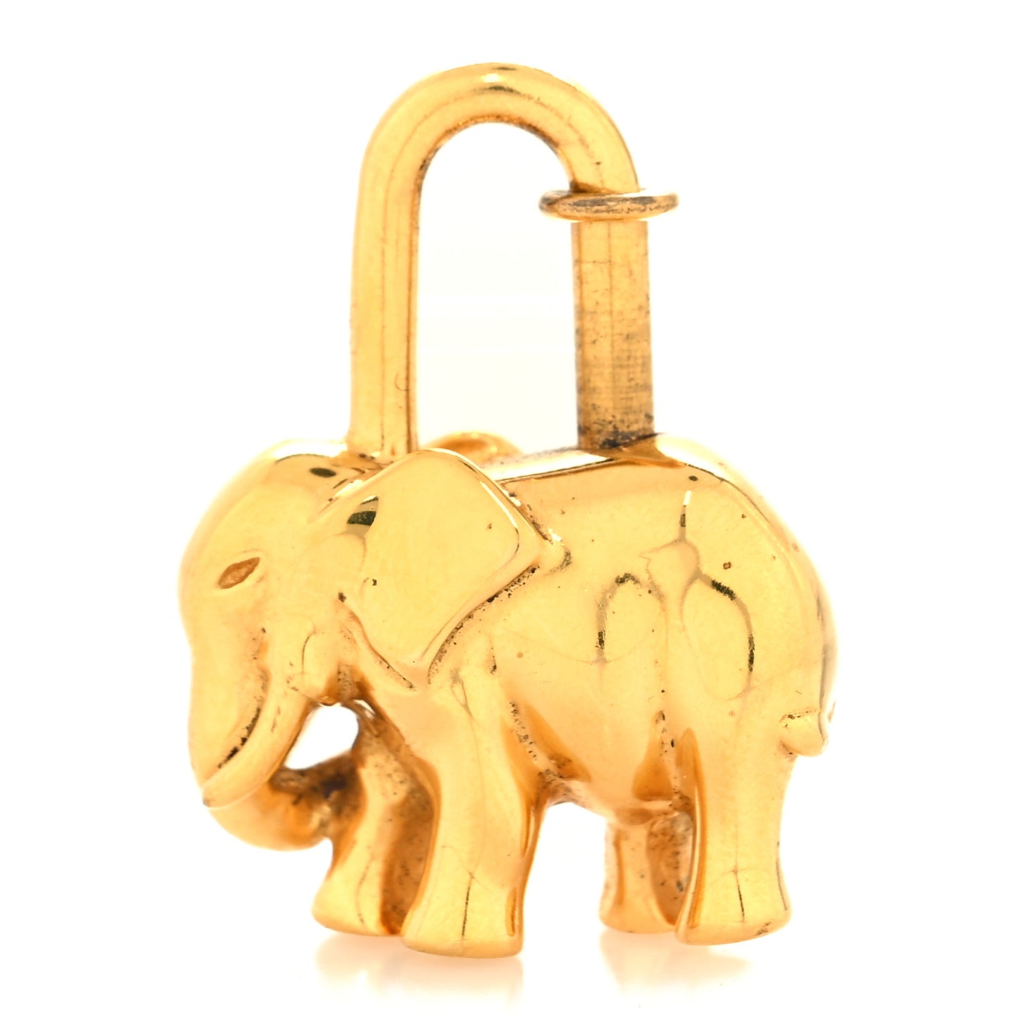 Permabrass Elephant Cadena Lock Gold