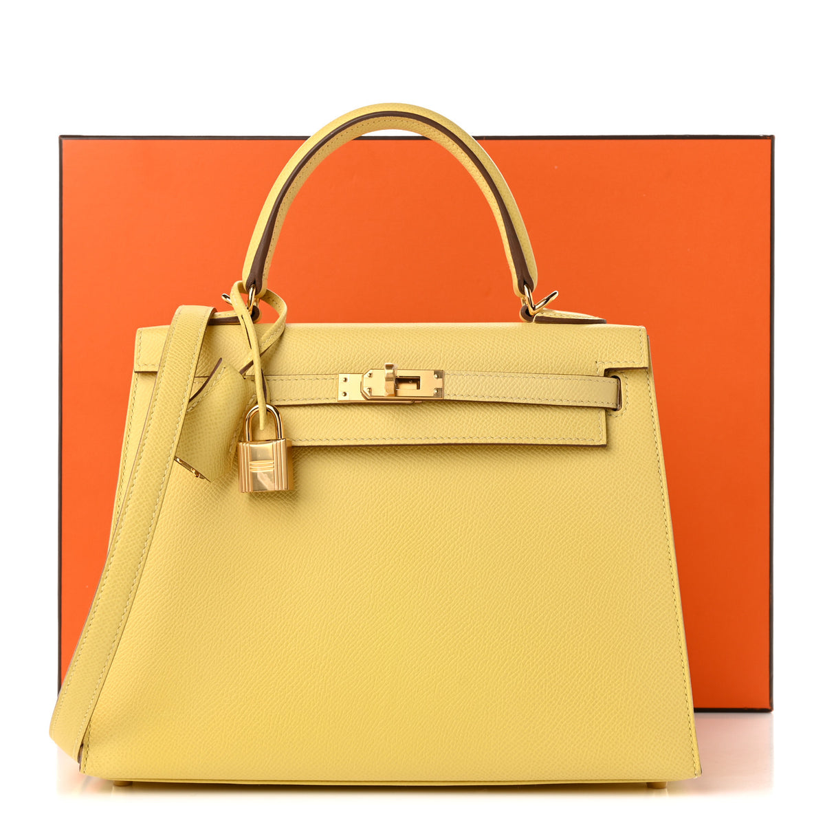 Epsom Kelly Sellier 25 Jaune Poussin