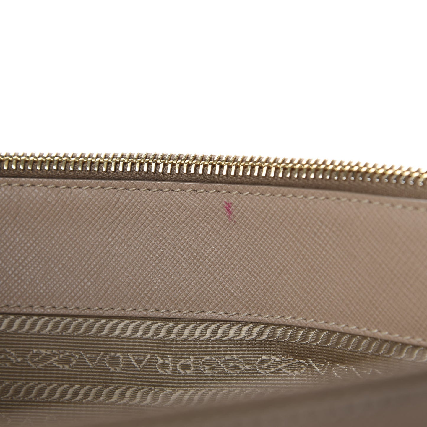 Saffiano Large Galleria Double Zip Tote Cipria