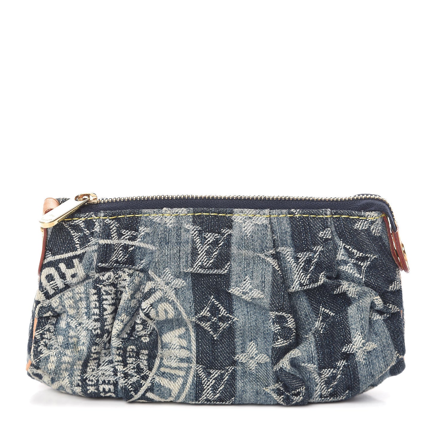Denim Raye Trousse Cosmetic Pouch