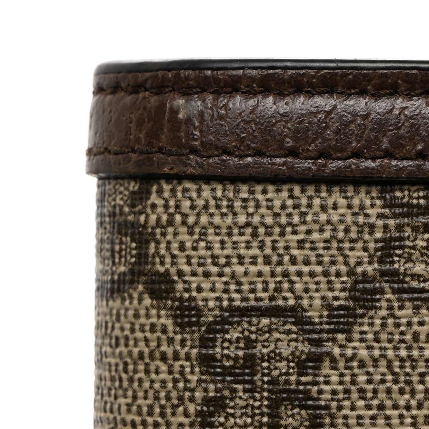 GG Supreme Monogram Web Ophidia French Flap Wallet Beige New Acero