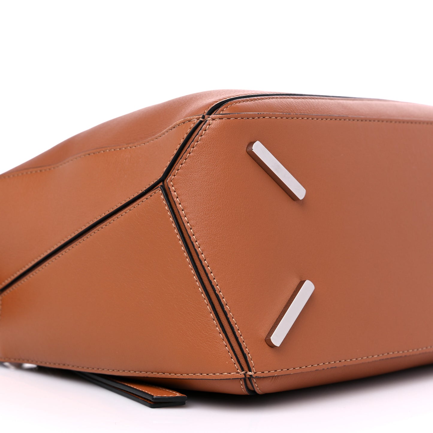 Calfskin Medium Puzzle Bag Tan