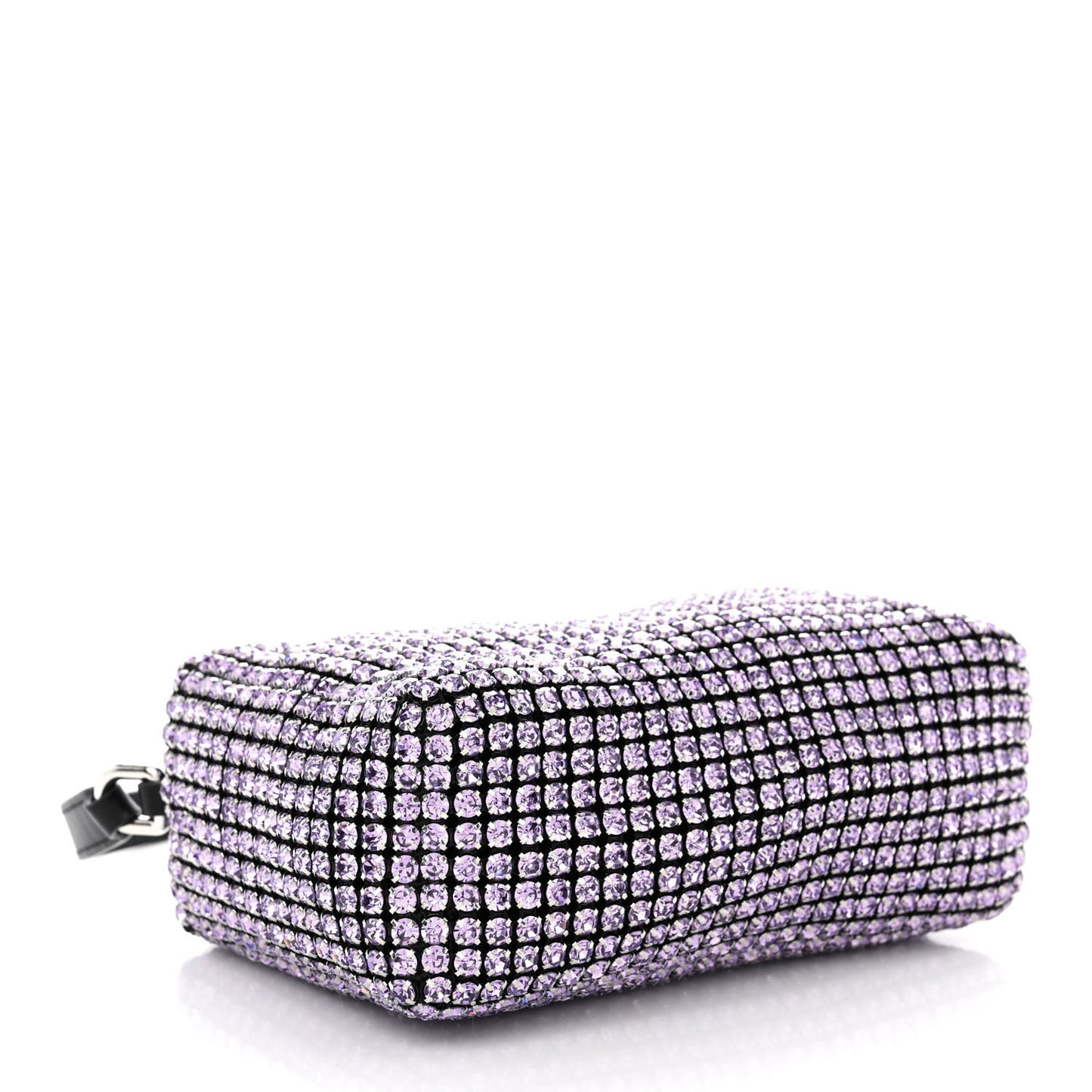 Mesh Crystal Rhinestone Mini Heiress Pouch Winsome Orchid