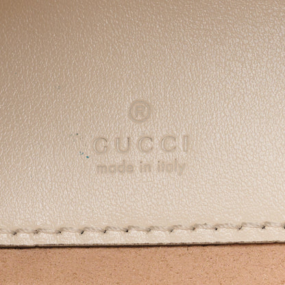 Gucci Calfskin Matelasse Mini GG Marmont 2.0 Bucket Bag White 6 of 8