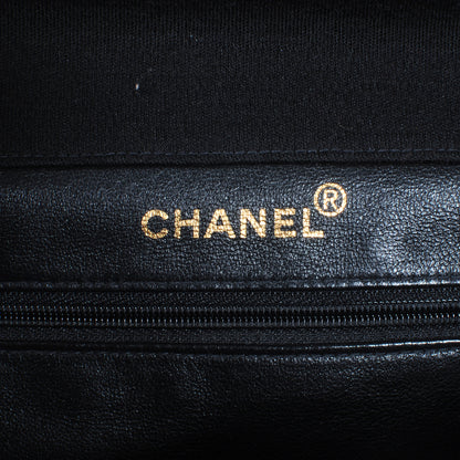 Chanel Jersey Double Sided Jumbo Flap Black 9 of 12