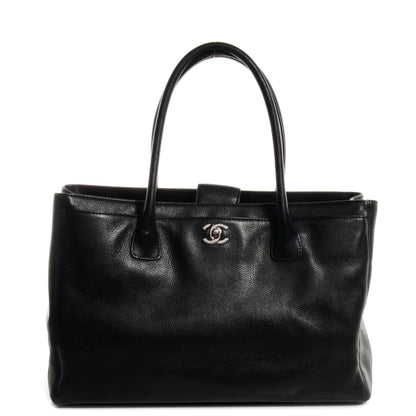 Chanel Calfskin Cerf Shopper Tote Black 10 of 18
