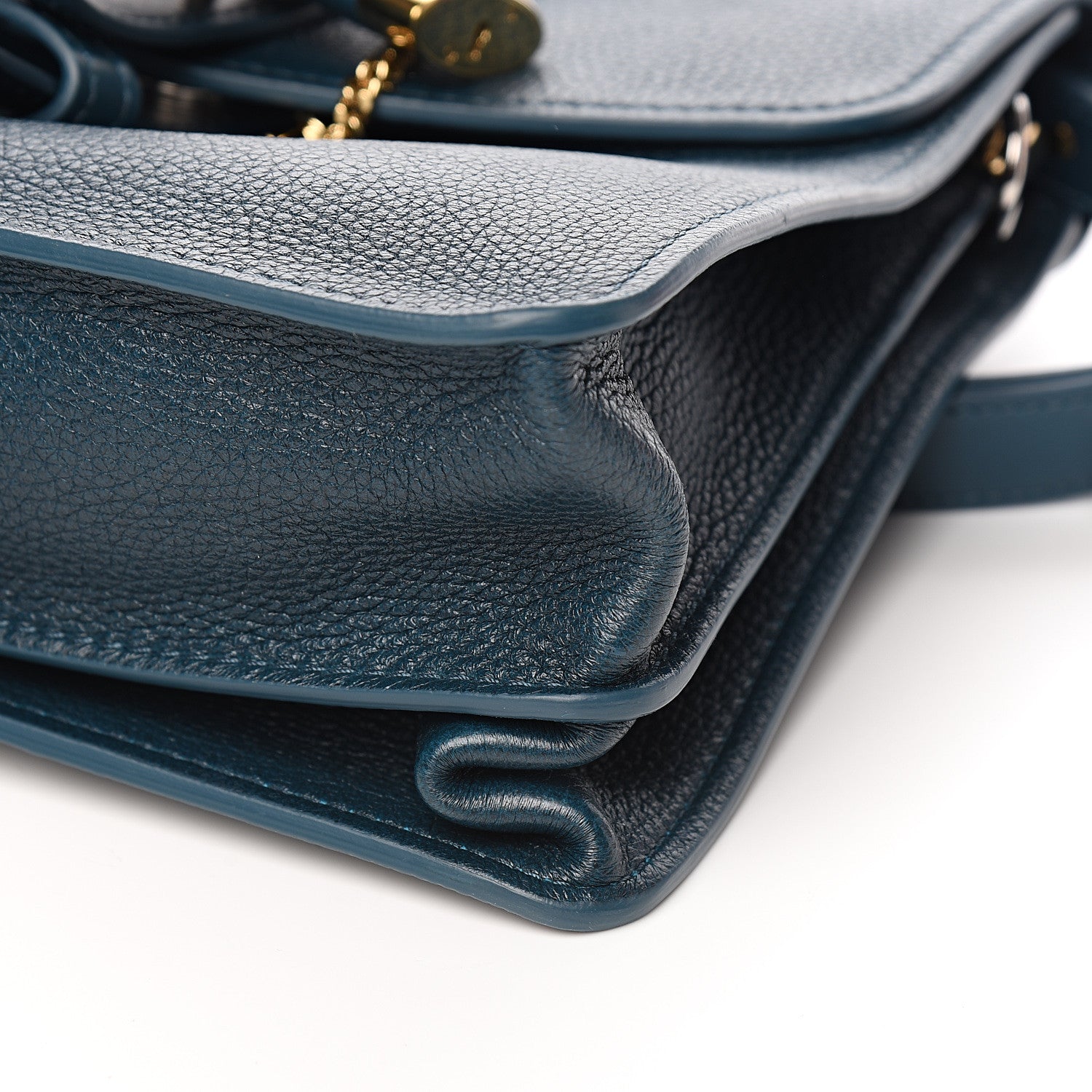 Chloe Grained Calfskin Medium Aby Day Shoulder Bag Navy Ink 7 of 13