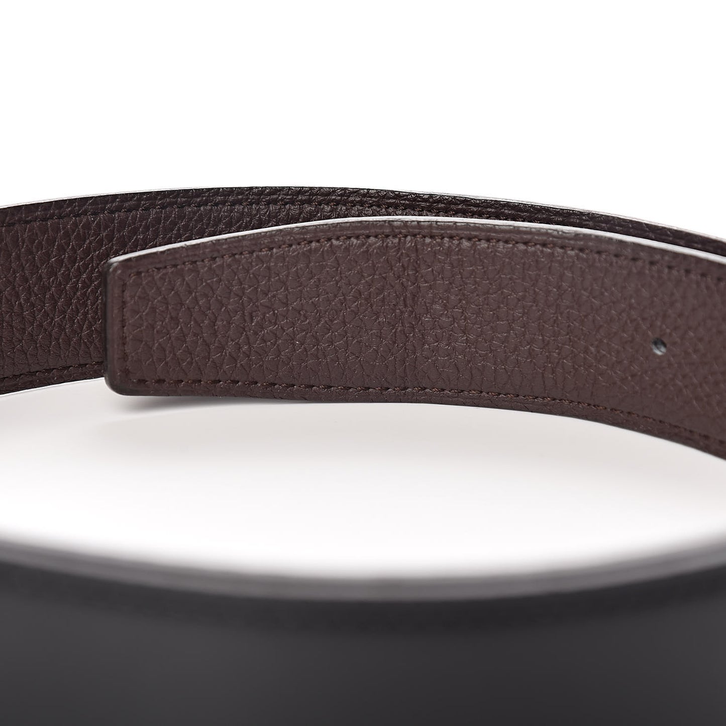 Box Togo 32mm Martelee H Belt 85 Black Chocolate
