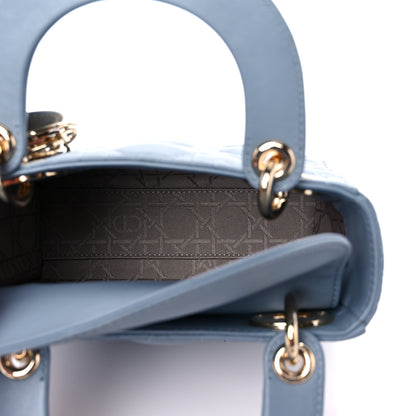 Christian Dior Lambskin Cannage Mini Lady Dior Cloud Blue 4 of 8