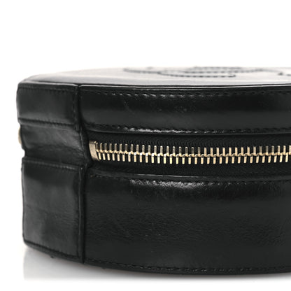 Chanel Glazed Calfskin Round As Earth Evening Bag Black 10 of 13