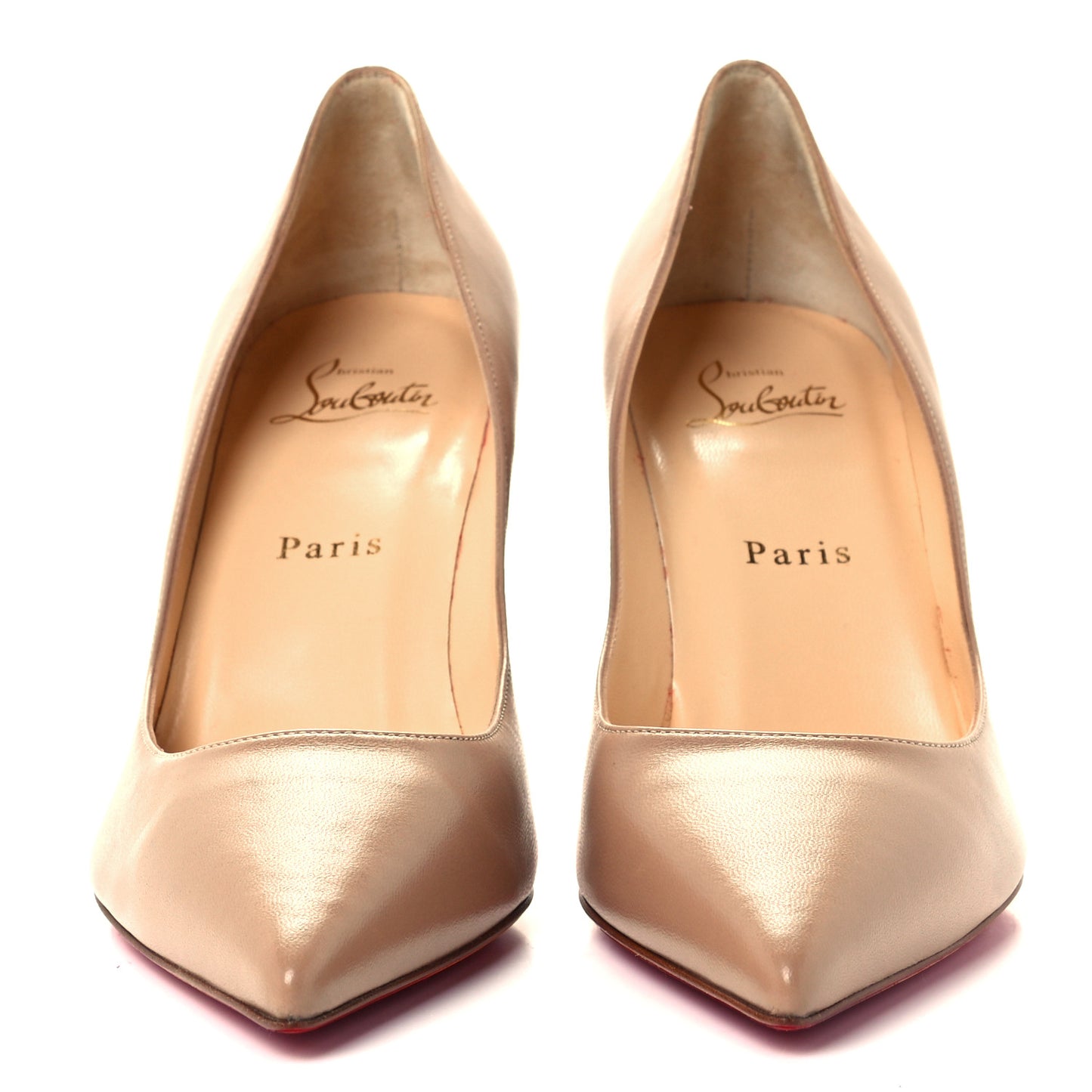 Shiny Nappa Apostrophy 85 Pumps 38.5 Nude