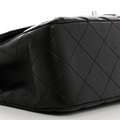 Chanel Lambskin Quilted Jumbo Single Flap Black 9 of 10