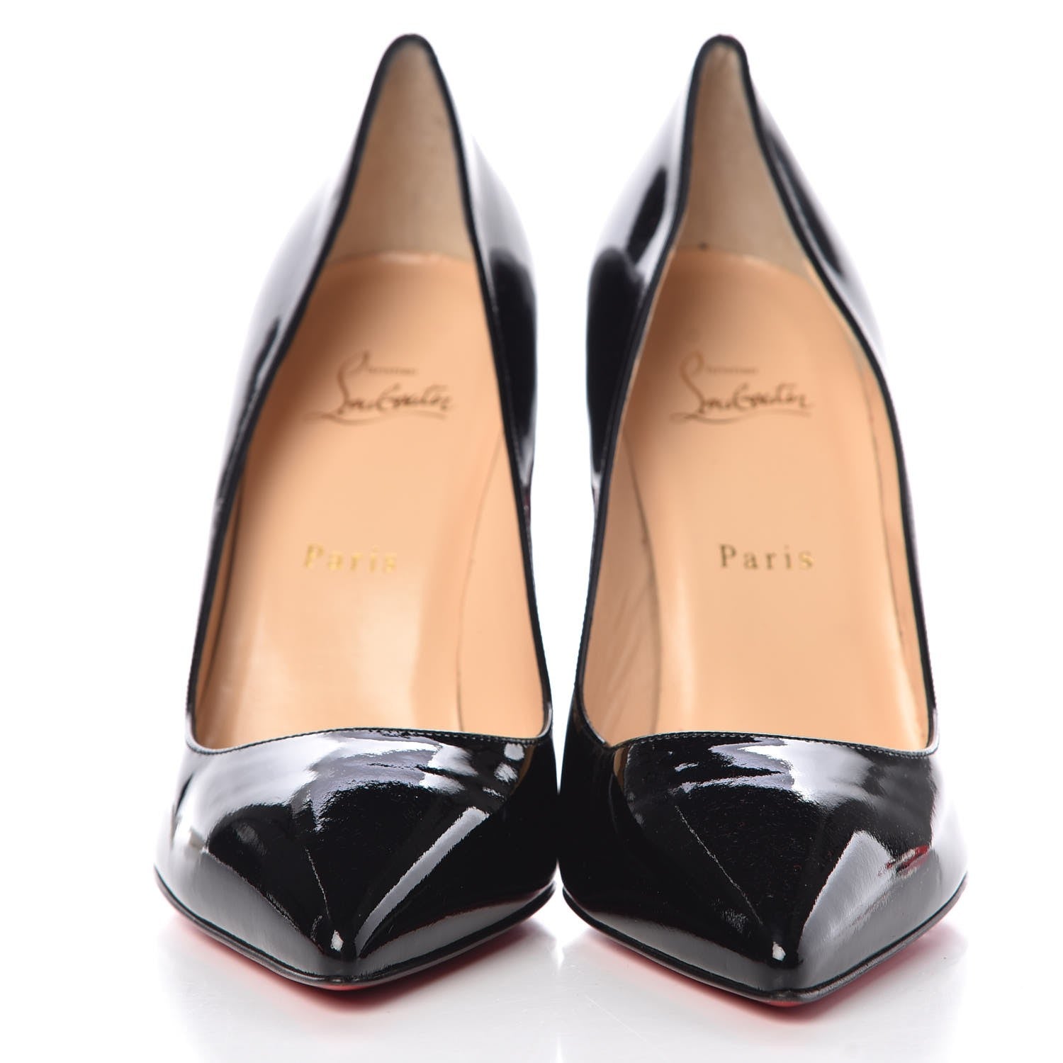 Christian Louboutin Patent Pigalle 100 Pumps 40 Black 2 of 9
