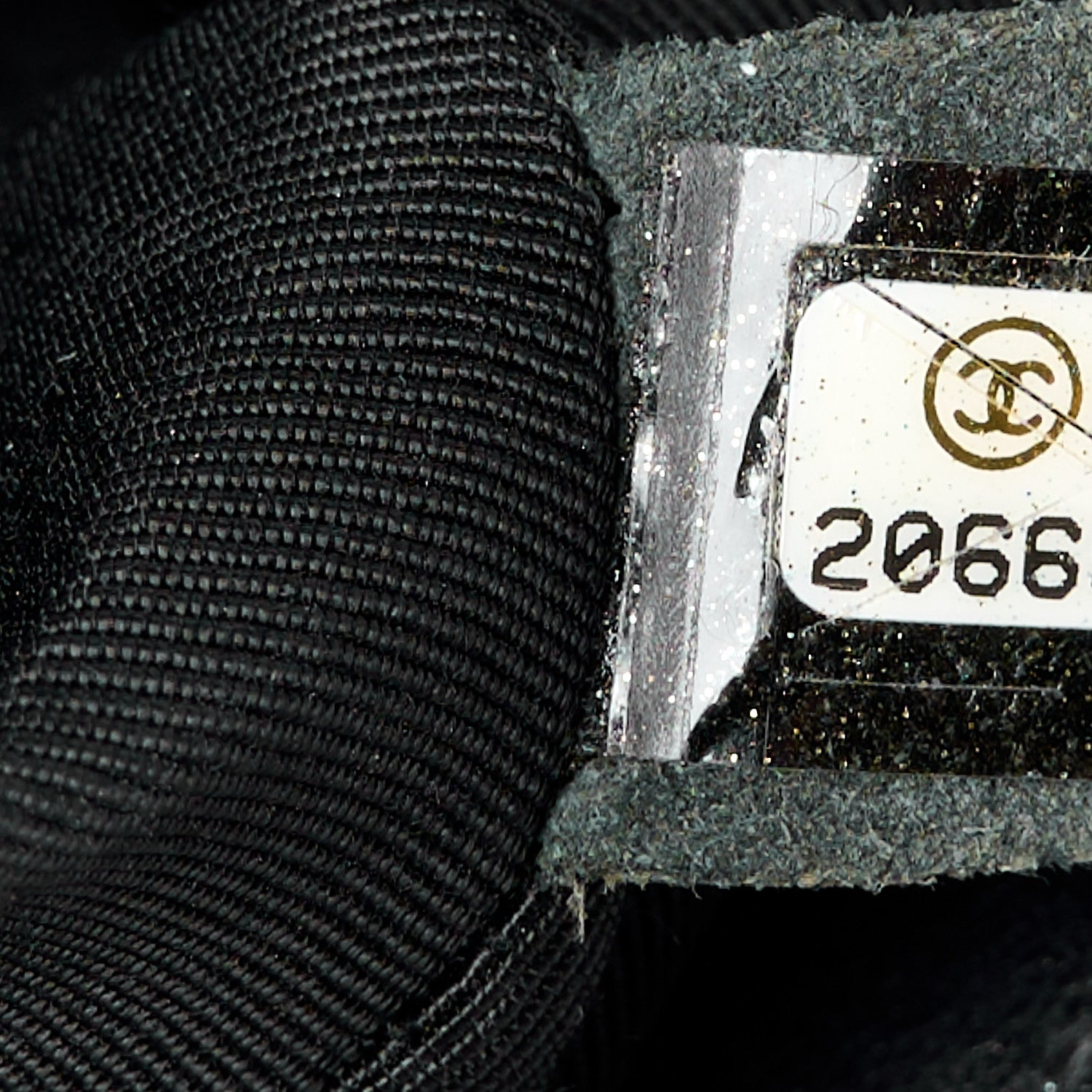 Chanel Calfskin Patent Braided Medium Boy Flap Black 7 of 10