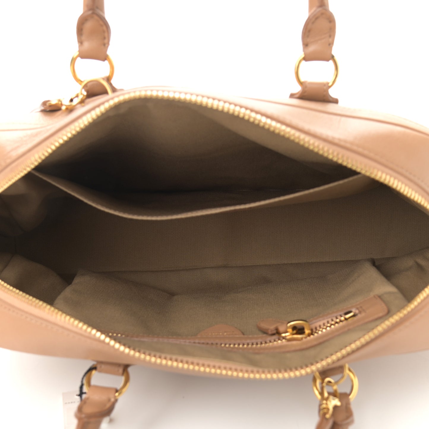 Calfskin Venetia Satchel Tan