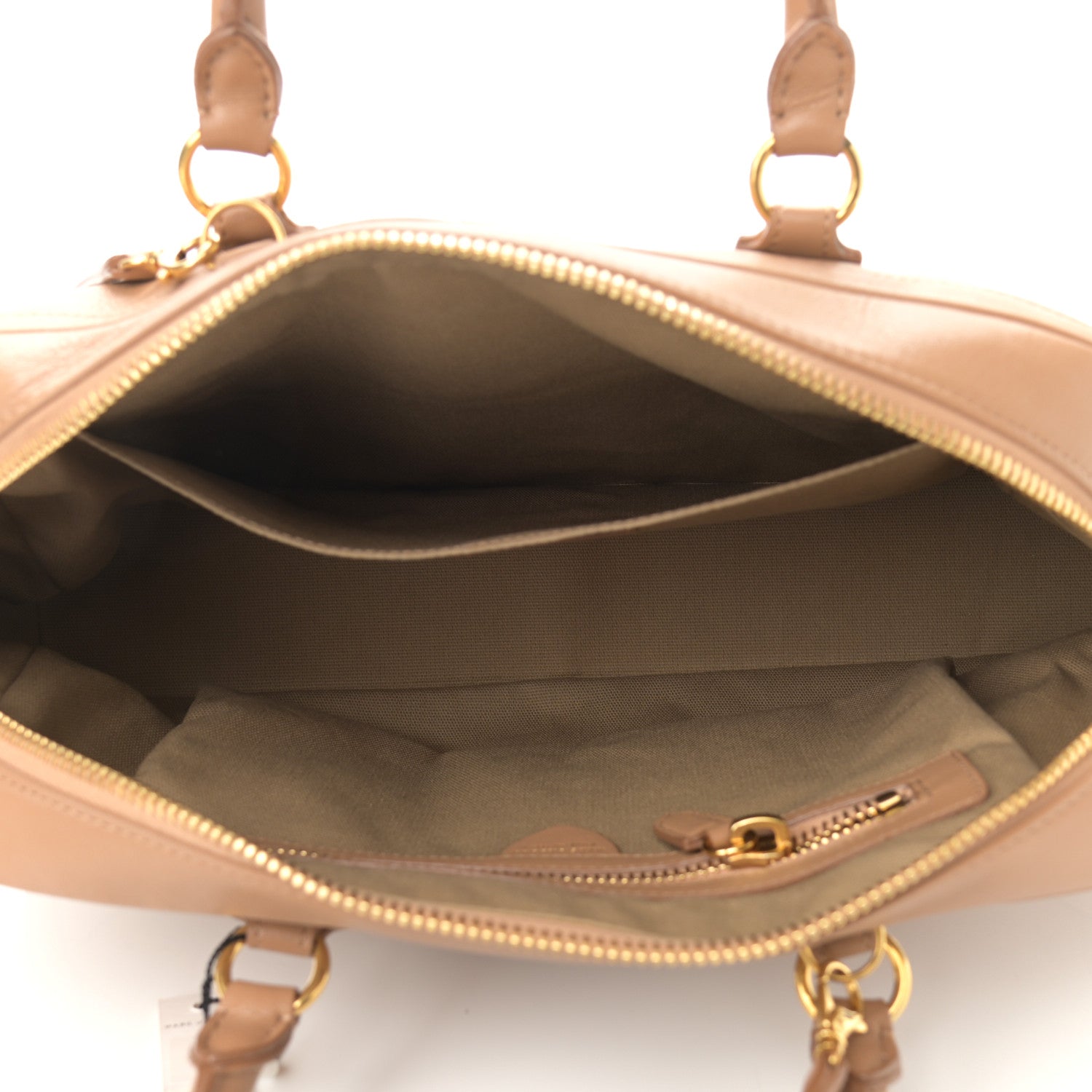 Marc Jacobs Calfskin Venetia Satchel Tan 5 of 10