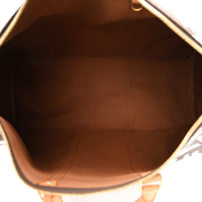 Louis Vuitton Monogram Graffiti Keepall 50 Silver 4 of 11