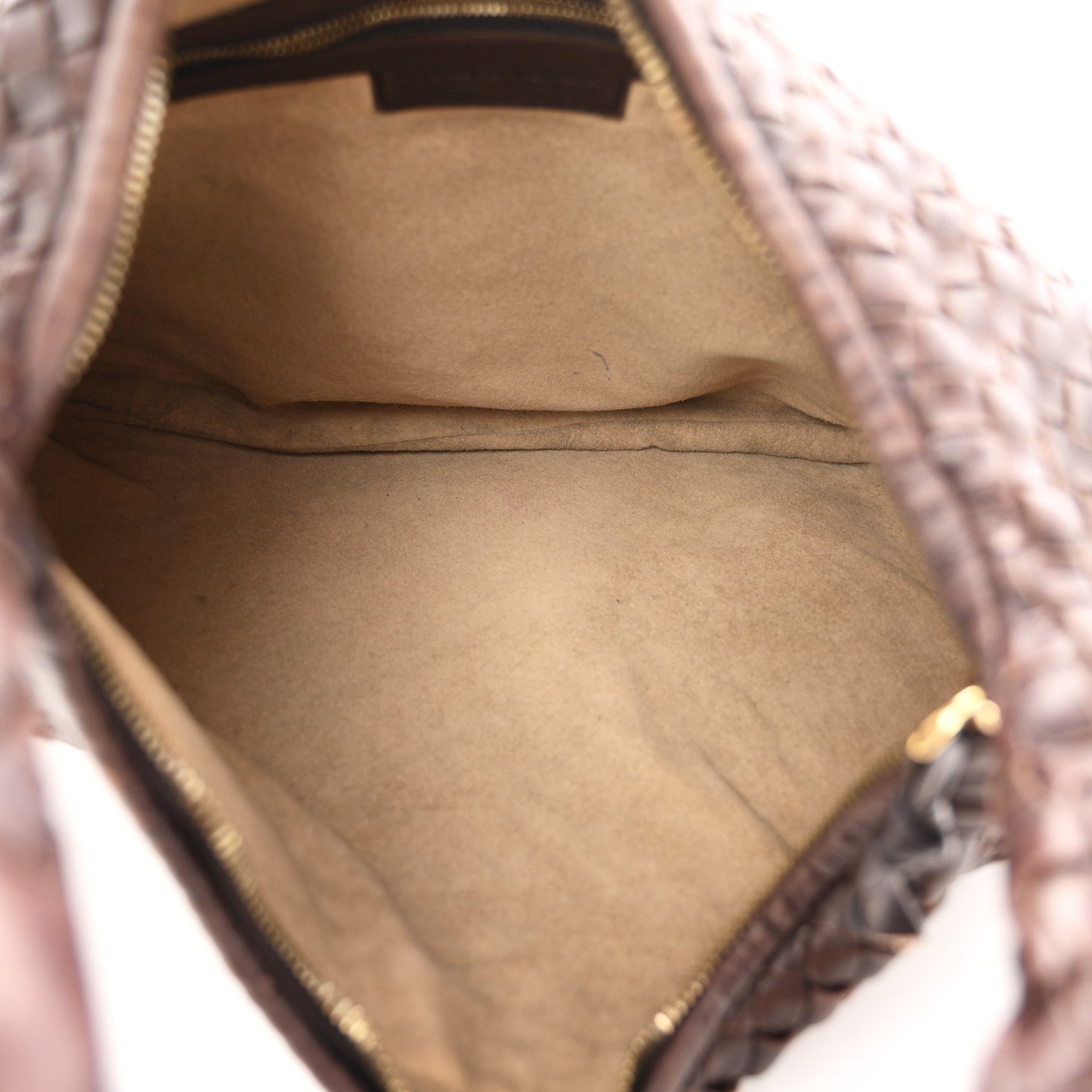 Nappa Intrecciato Medium Veneta Hobo Maple