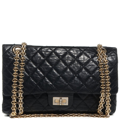 Chanel Aged Calfskin 50th Anniversary 2.55 Reissue 225 Flap Black 1 of 10