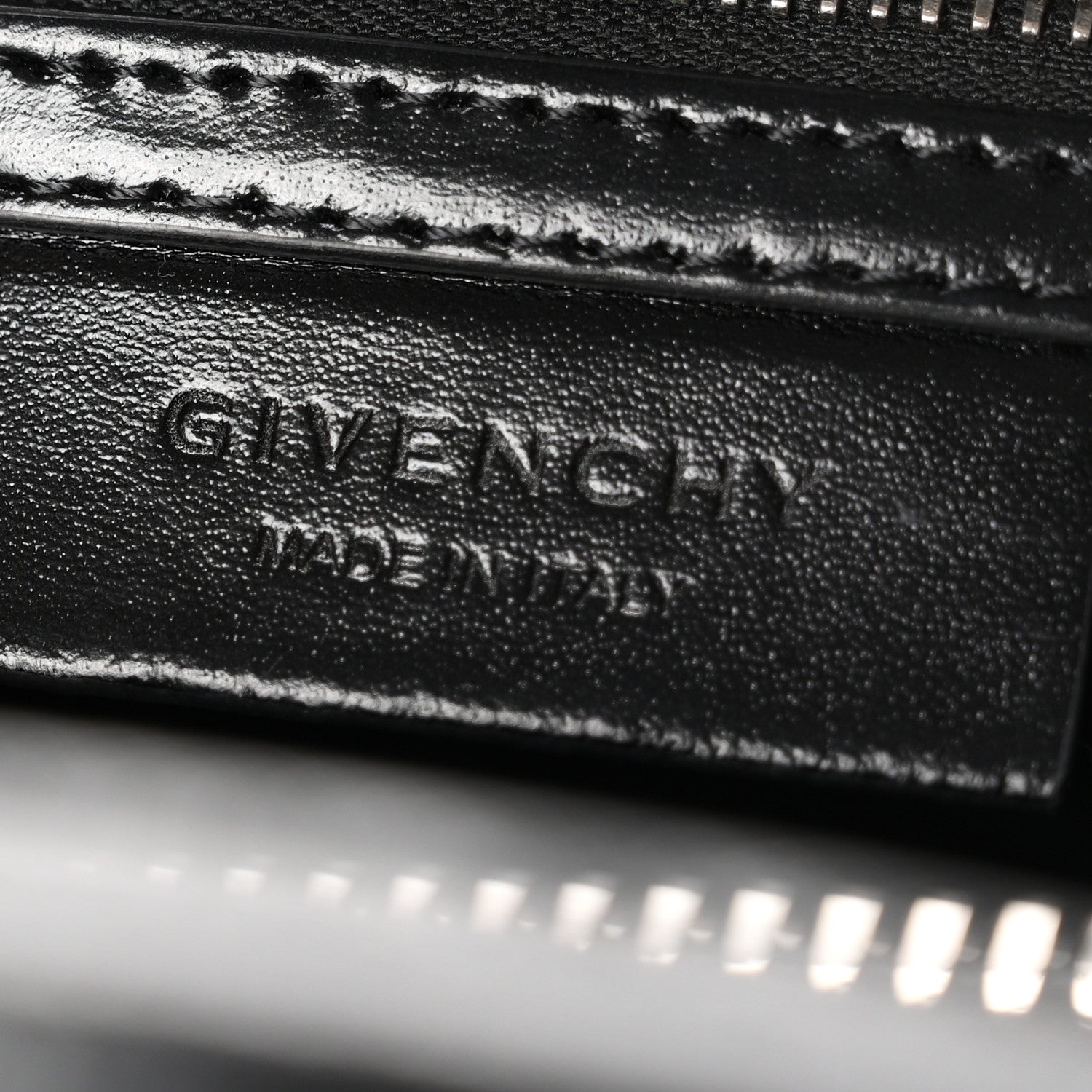 Givenchy Shiny Lord Calfskin Medium Antigona Black 6 of 11