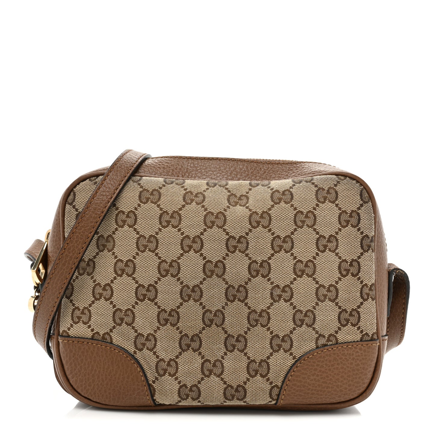 Monogram Mini Bree Messenger Bag Beige Tabacco