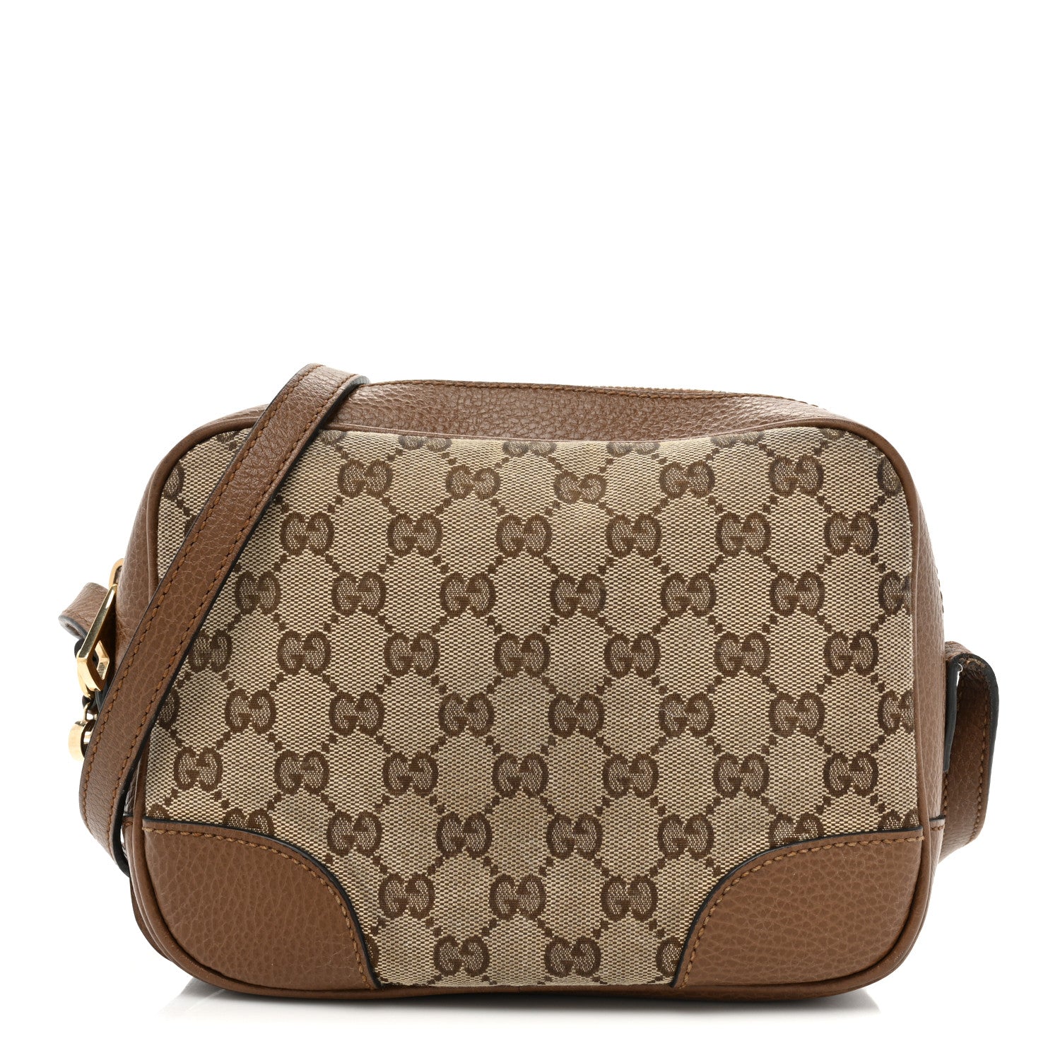 Gucci Monogram Mini Bree Messenger Bag Beige Tabacco 1 of 21