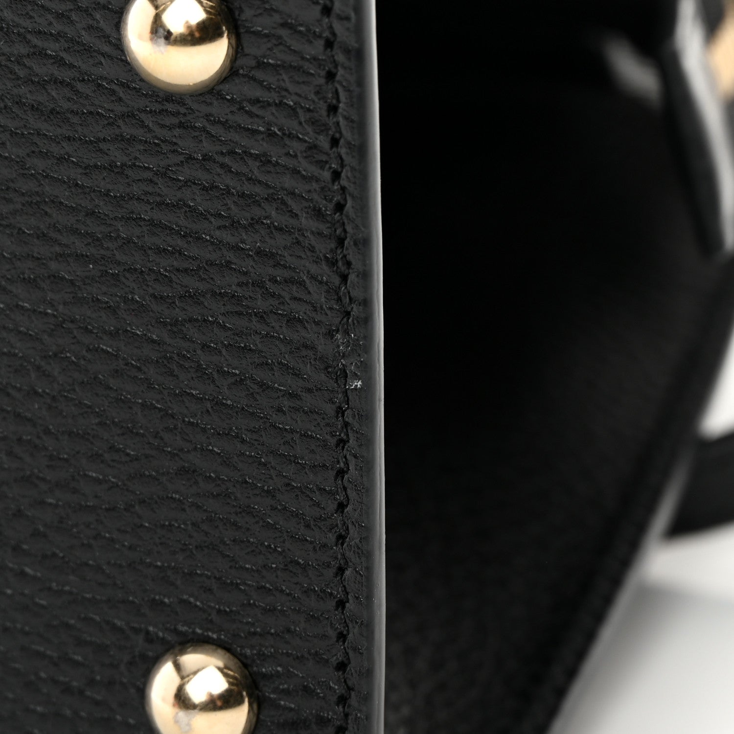 Gucci Pebbled Calfskin Medium Soho Top Handle Satchel Black 13 of 15