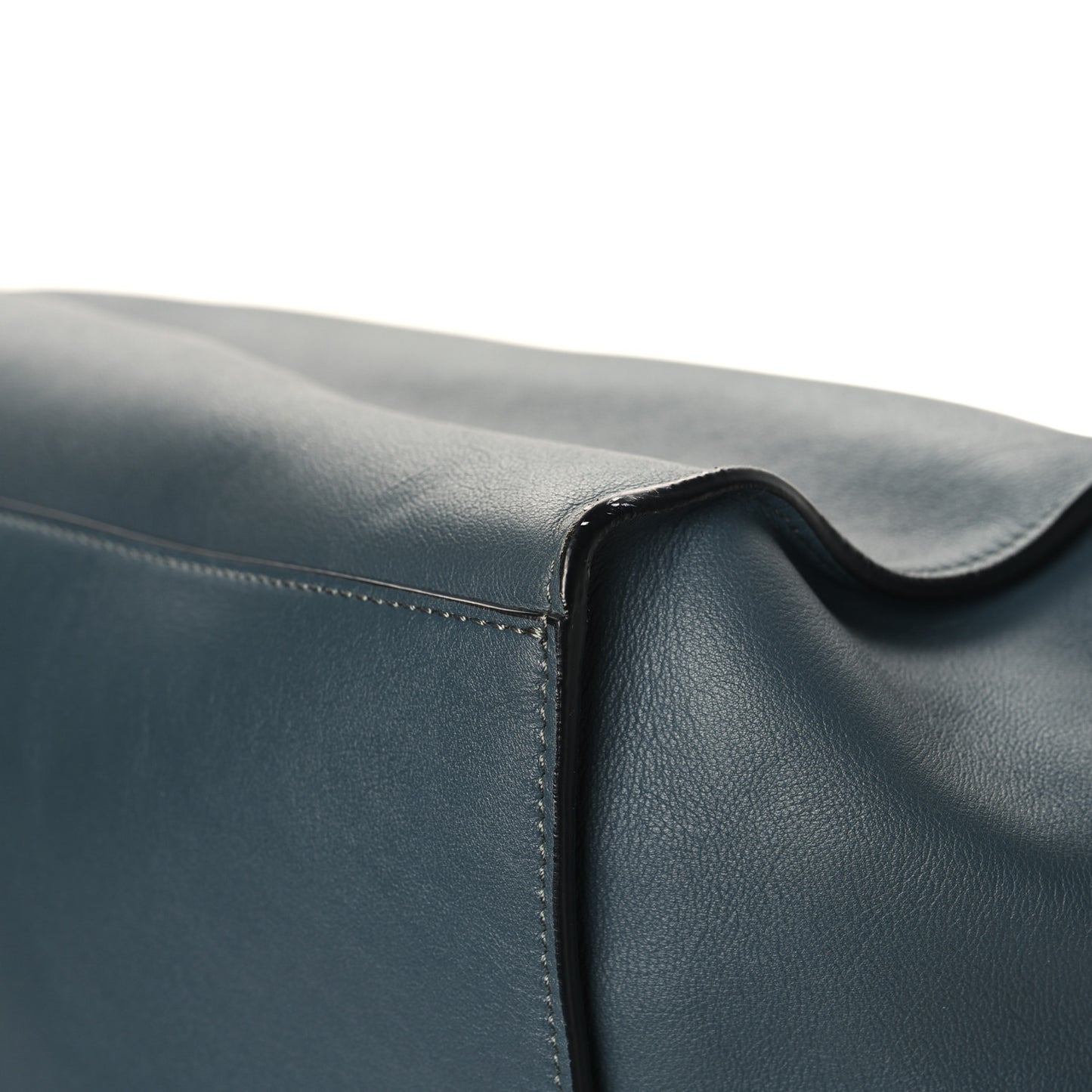 Smooth Calfskin Medium Big Bag Slate Blue