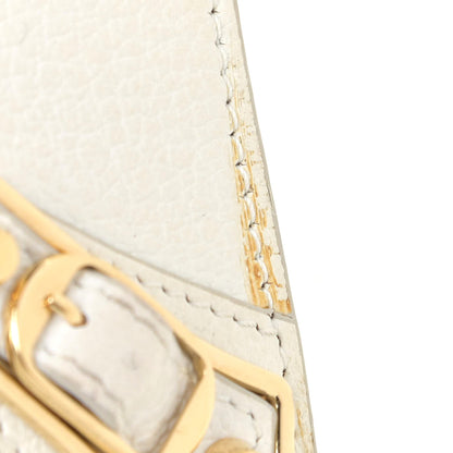 Balenciaga Agneau Gold Metallic Edge Hardware Wallet On Chain White 13 of 13