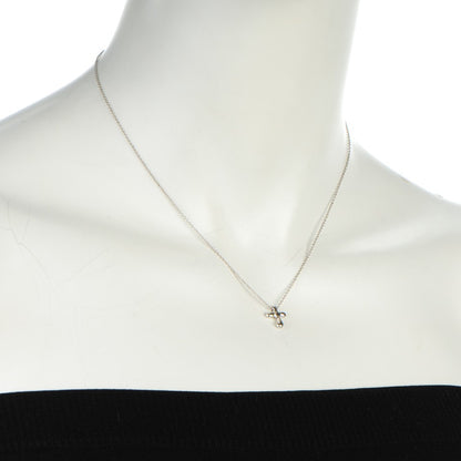 Tiffany Platinum 12mm Elsa Peretti Cross Pendant Necklace 2 of 6