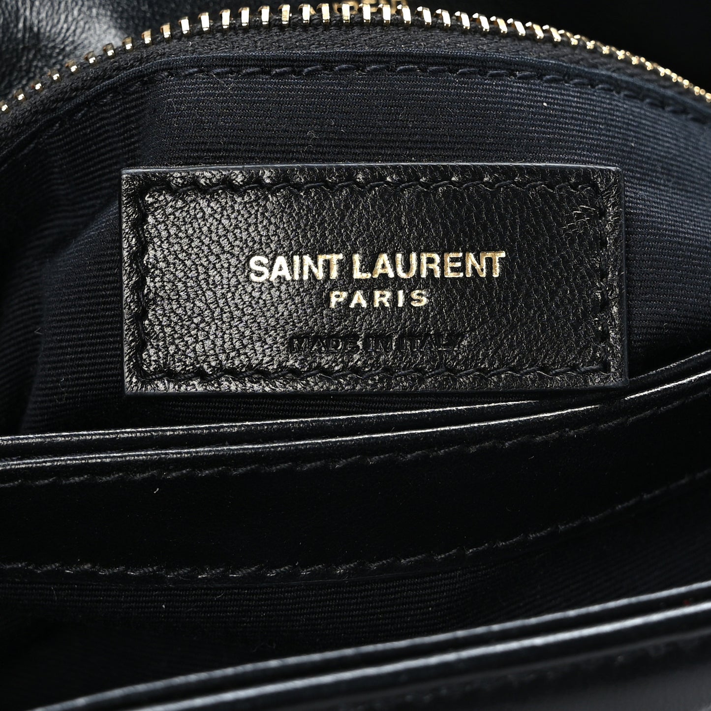 Calfskin Y Quilted Monogram Toy Loulou Crossbody Bag Black