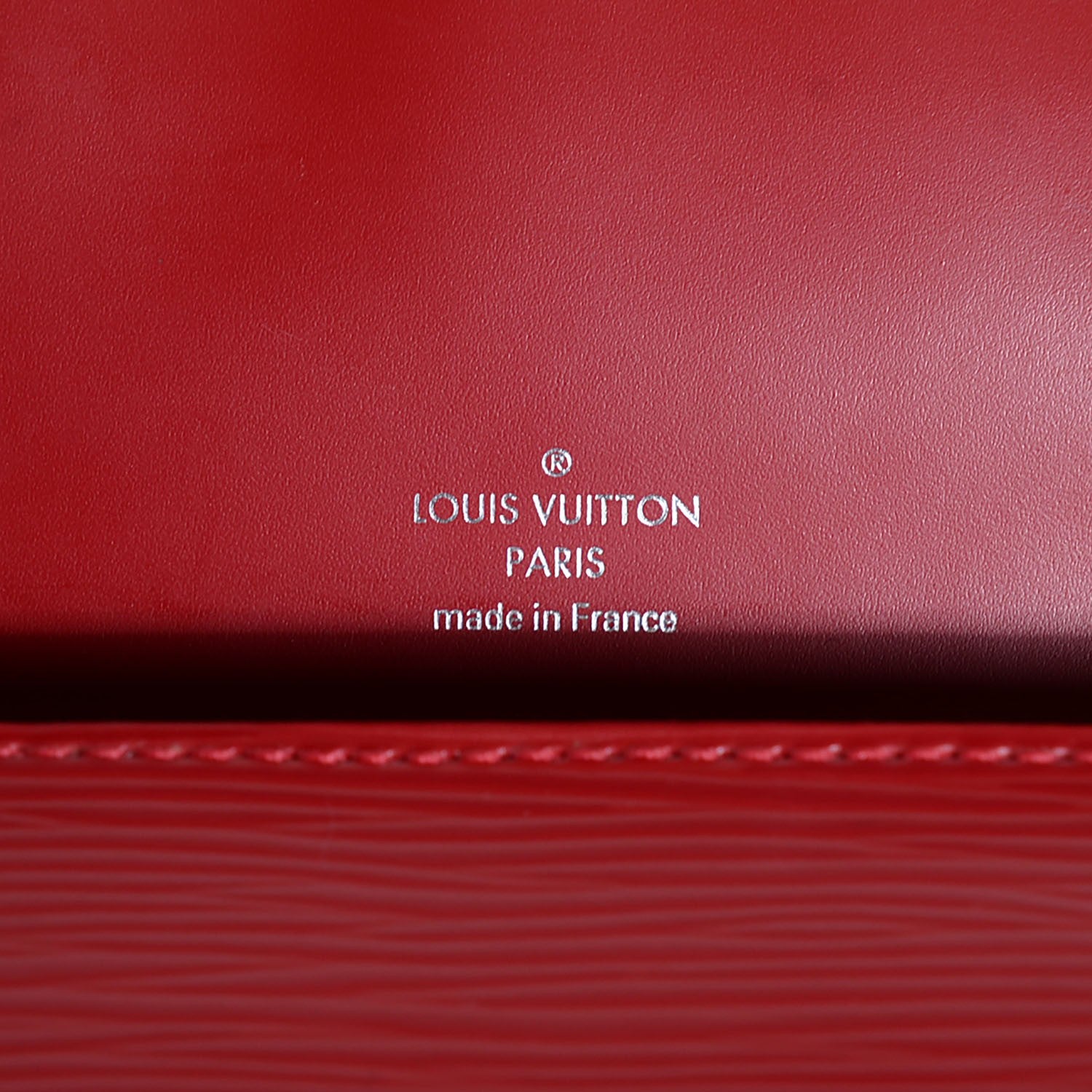 Louis Vuitton Epi Sevigne Clutch Carmine 6 of 7