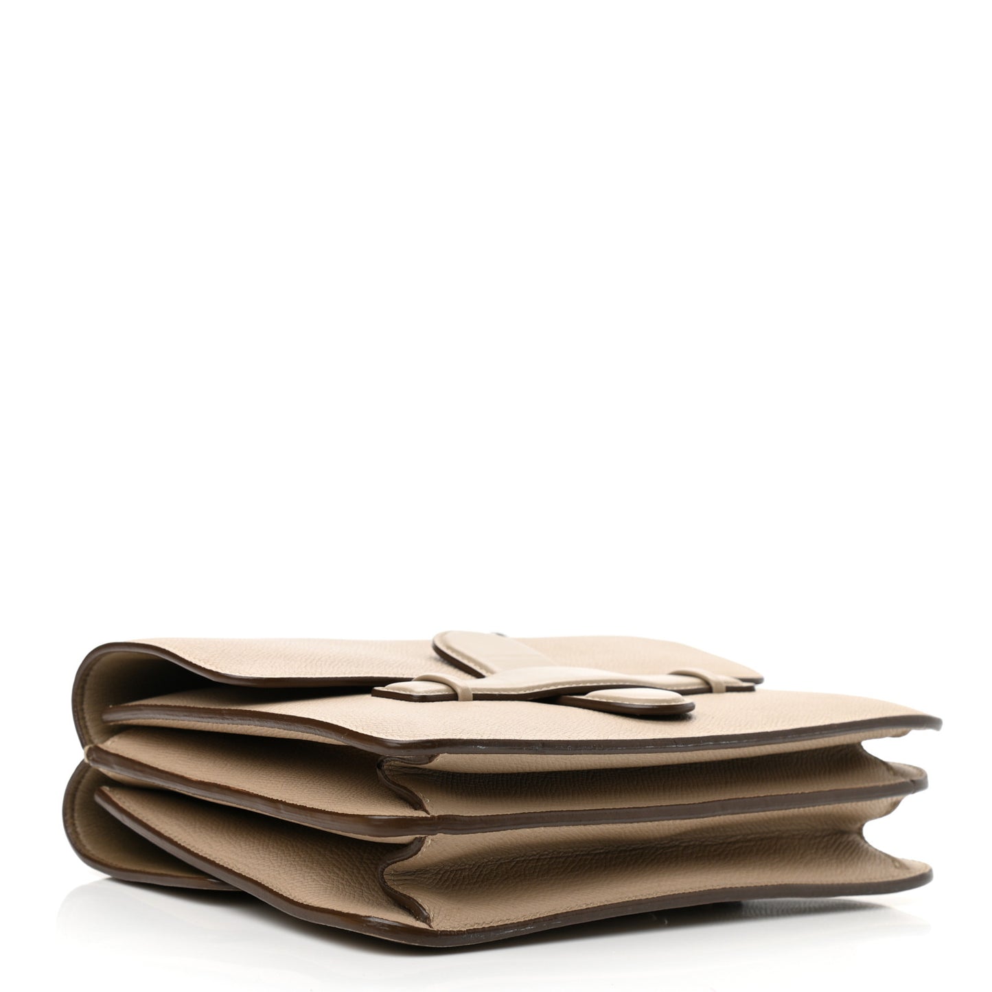 Baby Grained Calfskin Medium Symmetrical Bag Taupe