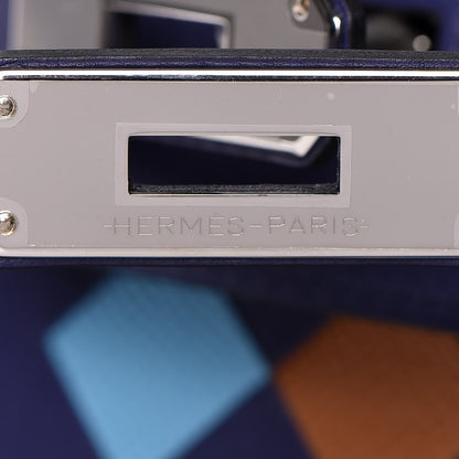 Hermes Swift Epsom Tressage Birkin 30 Bleu Encre Bleu Du Nord Gold 27 of 34