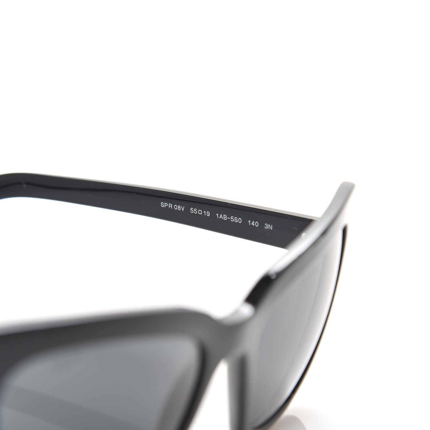 Prada Cat Eye Sunglasses SPR 08V Black 5 of 7
