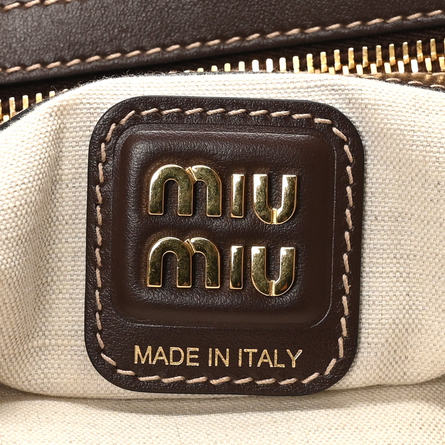 Miu Miu Nappa Ivy Bag Briarwood 6 of 9